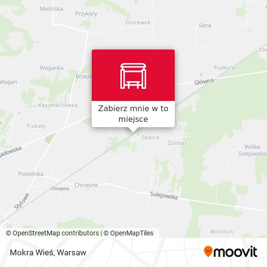 Mapa Mokra Wieś