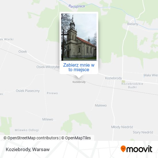 Mapa Koziebrody