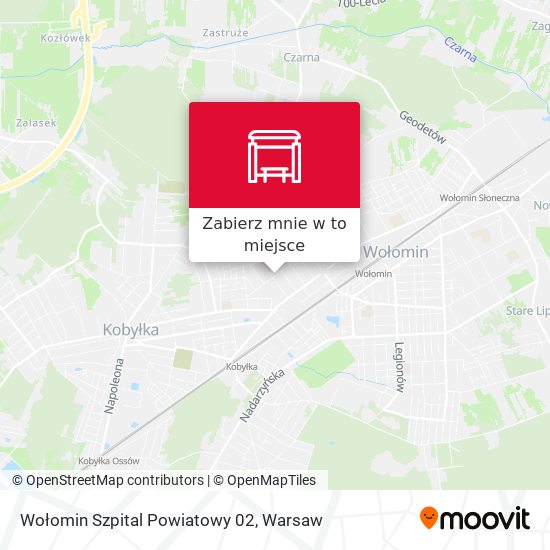 Mapa Wołomin Szpital Powiatowy 02