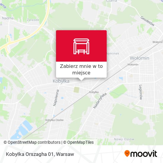 Mapa Kobyłka Orszagha