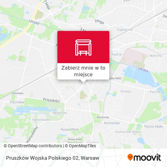 Mapa Pruszków Wojska Polskiego 02