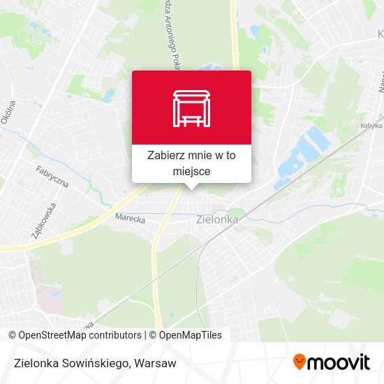 Mapa Zielonka Sowińskiego