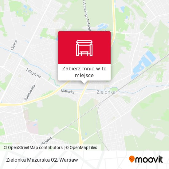 Mapa Zielonka Mazurska 02