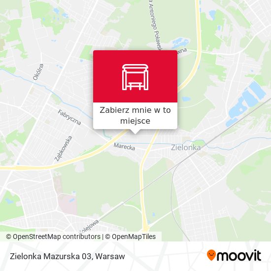 Mapa Zielonka Mazurska 03