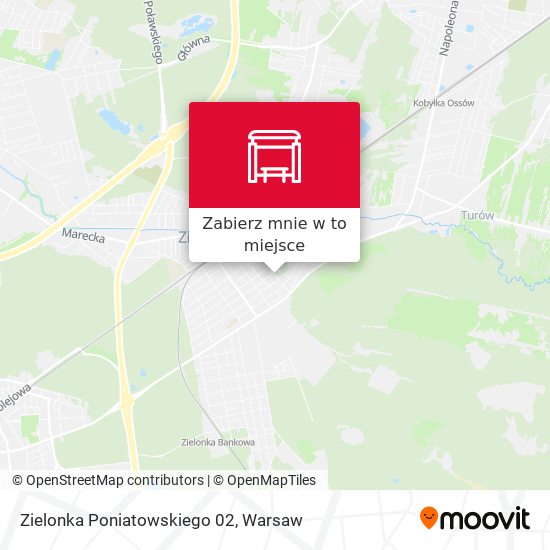 Mapa Zielonka Poniatowskiego