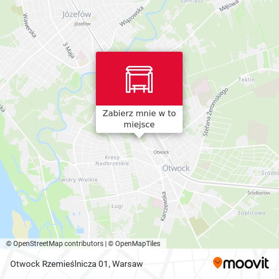 Mapa Otwock Rzemieślnicza 01