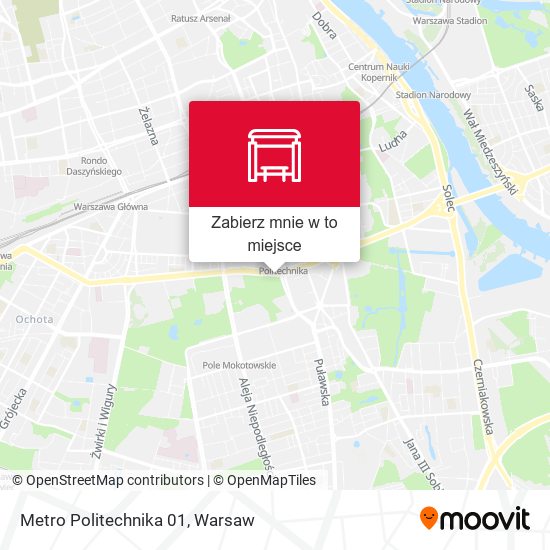 Mapa Metro Politechnika