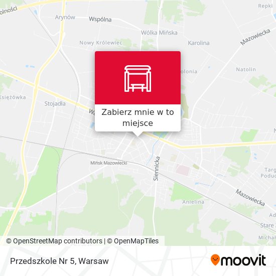 Mapa Przedszkole Nr 5