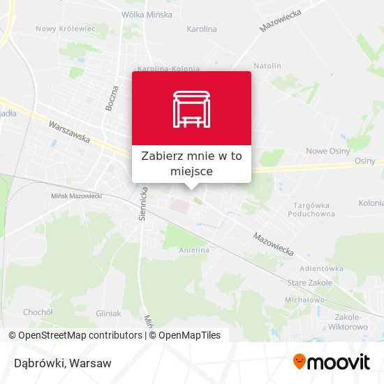 Mapa Dąbrówki