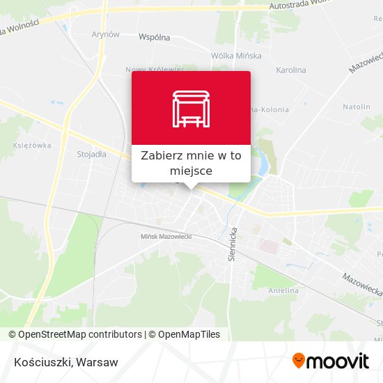 Mapa Kościuszki