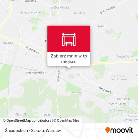 Mapa Śniadeckich - Szkoła