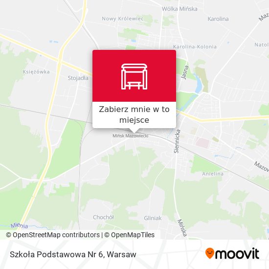 Mapa Szkoła Podstawowa Nr 6