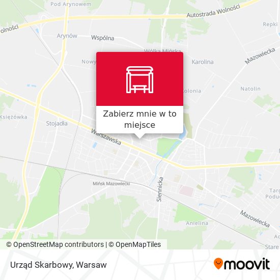 Mapa Urząd Skarbowy