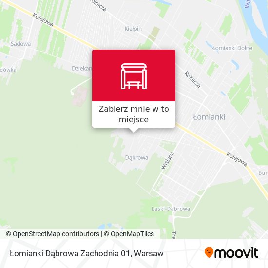 Mapa Łomianki Dąbrowa Zachodnia 01