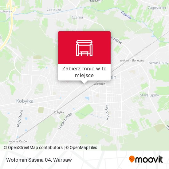 Mapa Wołomin Sasina