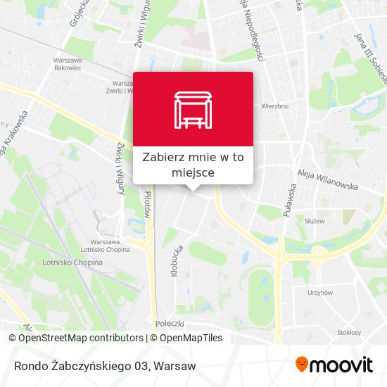 Mapa Rondo Żabczyńskiego