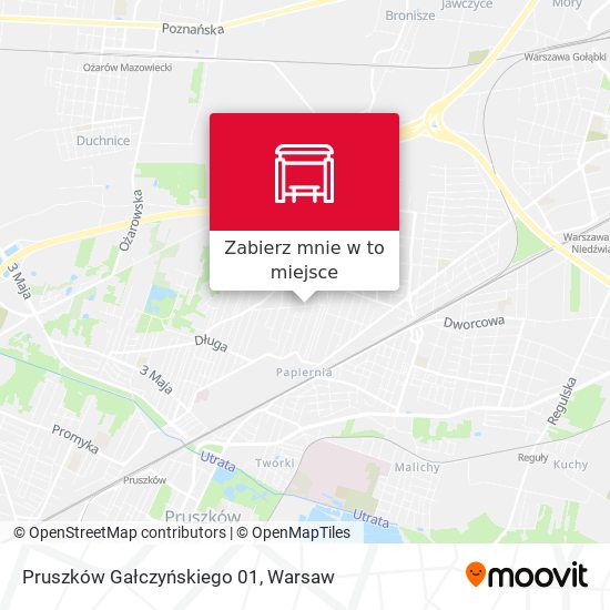 Mapa Pruszków Gałczyńskiego 01