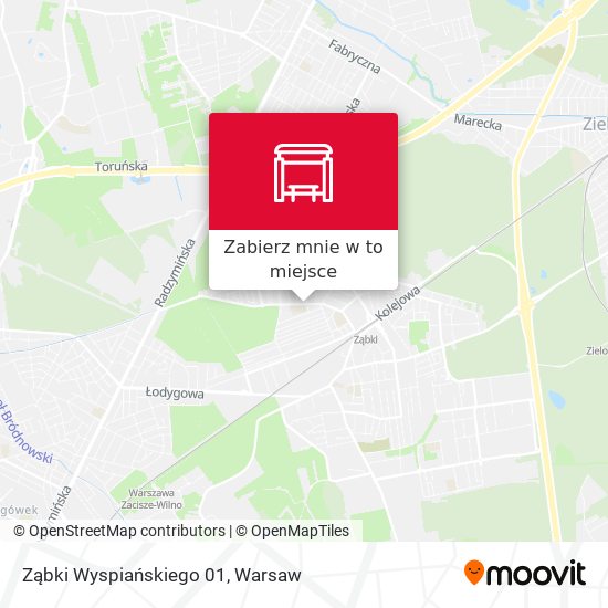 Mapa Ząbki Wyspiańskiego 01