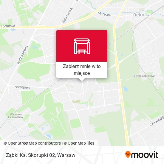 Mapa Ząbki Ks. Skorupki 02