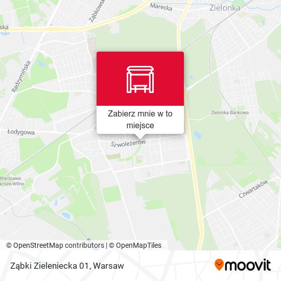 Mapa Ząbki Zieleniecka 01