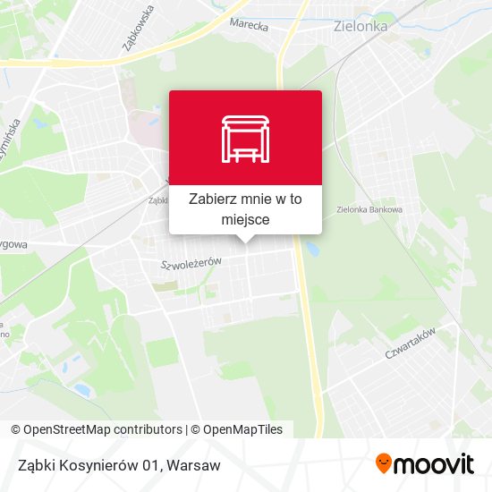 Mapa Ząbki Kosynierów 01