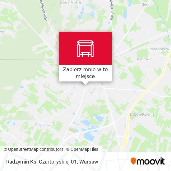 Mapa Radzymin Ks. Czartoryskiej 01