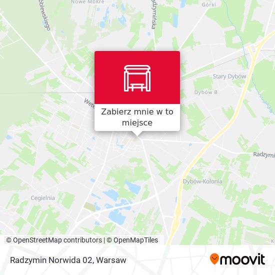 Mapa Radzymin Norwida 02