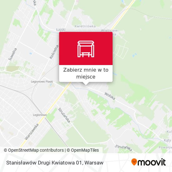 Mapa Stanisławów Drugi Kwiatowa 01