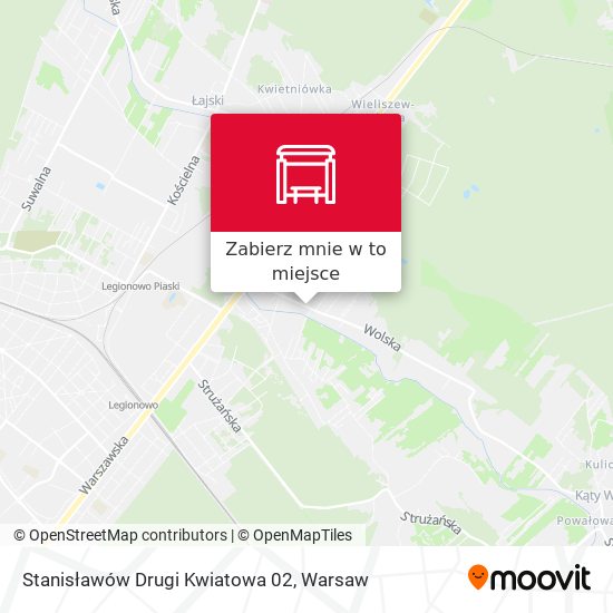 Mapa Stanisławów Drugi Kwiatowa 02