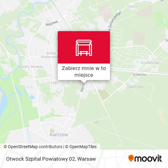 Mapa Otwock Szpital Powiatowy 02