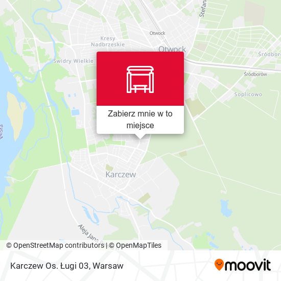 Mapa Karczew Os.Ługi