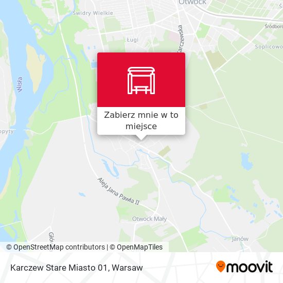 Mapa Karczew Stare Miasto