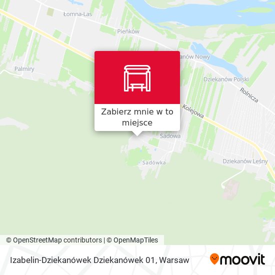 Mapa Izabelin-Dziekanówek Dziekanówek 01