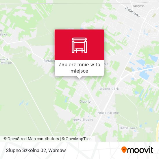 Mapa Słupno Szkolna 02