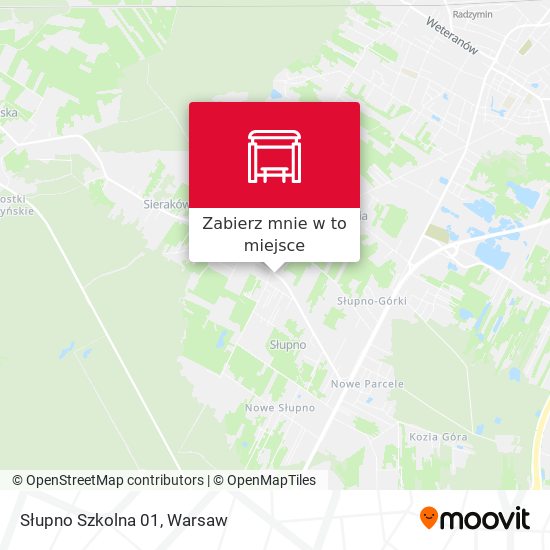 Mapa Słupno Szkolna 01