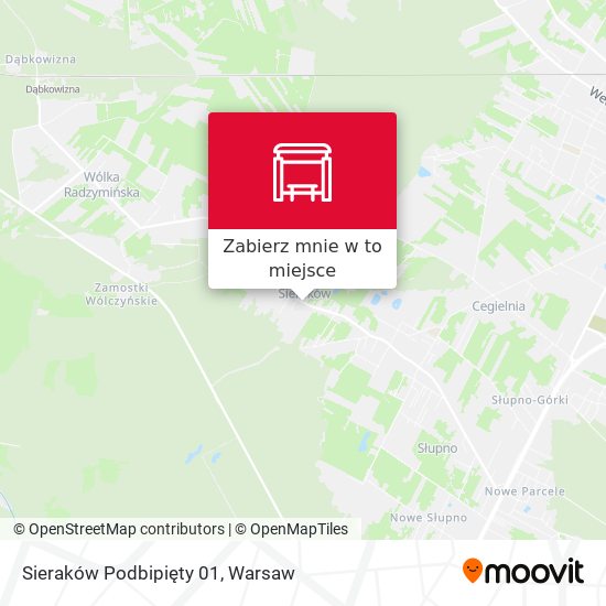 Mapa Sieraków Podbipięty 01