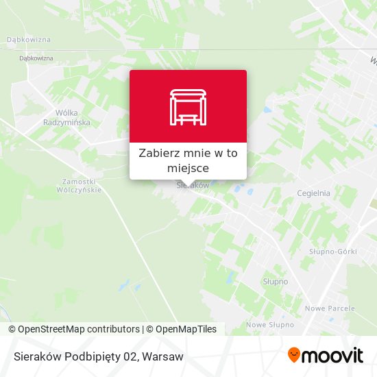 Mapa Sieraków Podbipięty 02