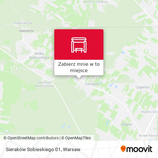 Mapa Sieraków Sobieskiego 01