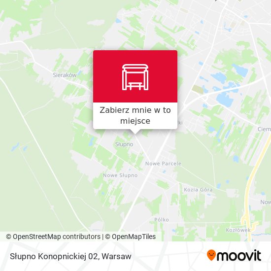 Mapa Słupno Konopnickiej 02