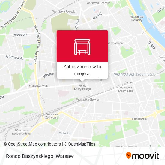 Mapa Rondo Daszyńskiego