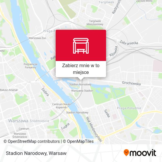 Mapa Stadion Narodowy