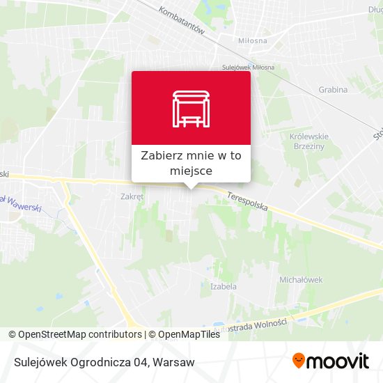 Mapa Sulejówek Ogrodnicza 04