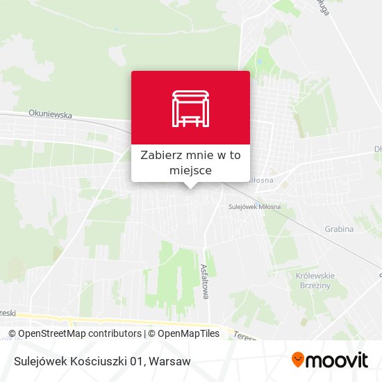 Mapa Sulejówek Kościuszki 01