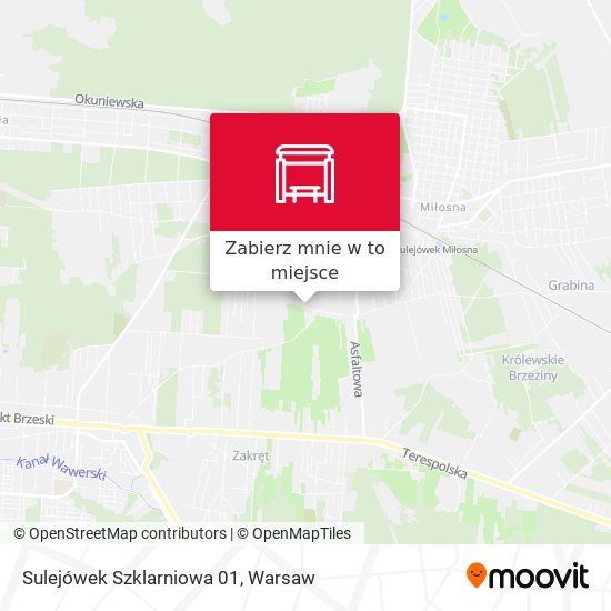 Mapa Sulejówek Szklarniowa 01