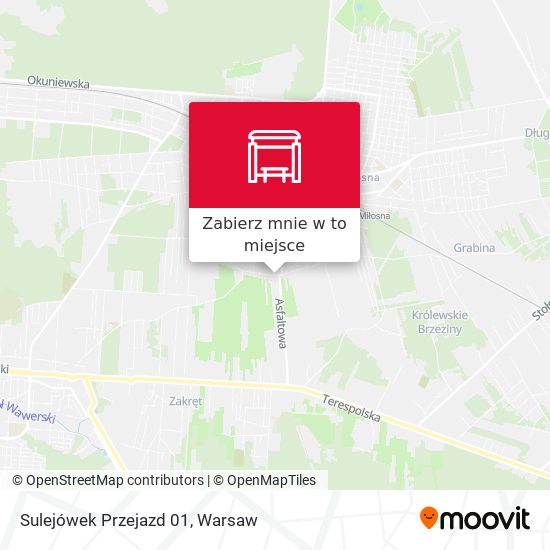 Mapa Sulejówek Przejazd 01