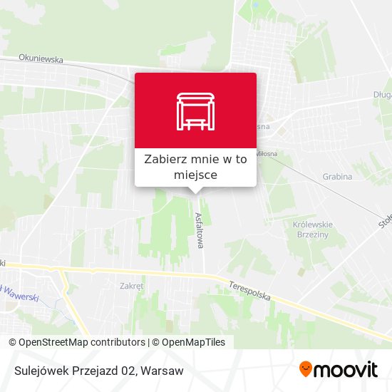 Mapa Sulejówek Przejazd 02