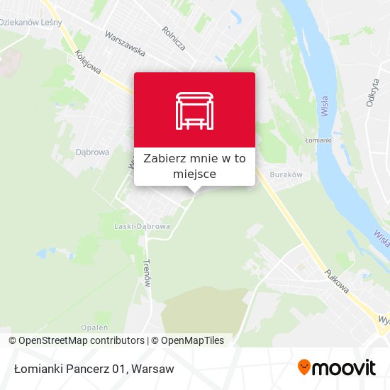 Mapa Łomianki Pancerz 01