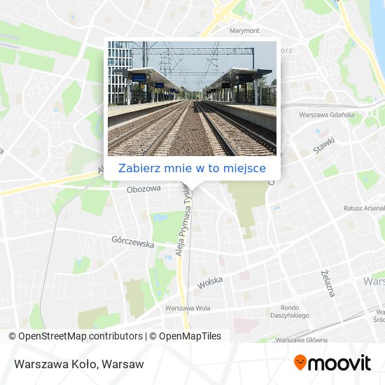 Mapa Warszawa Koło