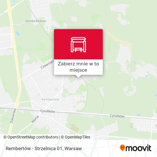 Mapa Rembertów - Strzelnica 01