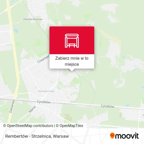 Mapa Rembertów - Strzelnica